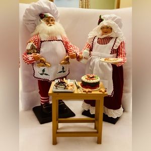 Vintage Christmas Baking with Mr & Mr Claus